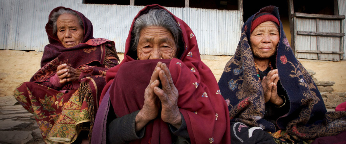 Women from a community in Nepal that benefits from UK aid. Source as 'Department for International Development/Narendra Shrestha'