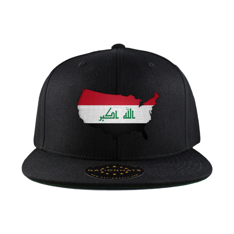 Iraqi American MapFlag™ | 6-Panel Snapback Cap