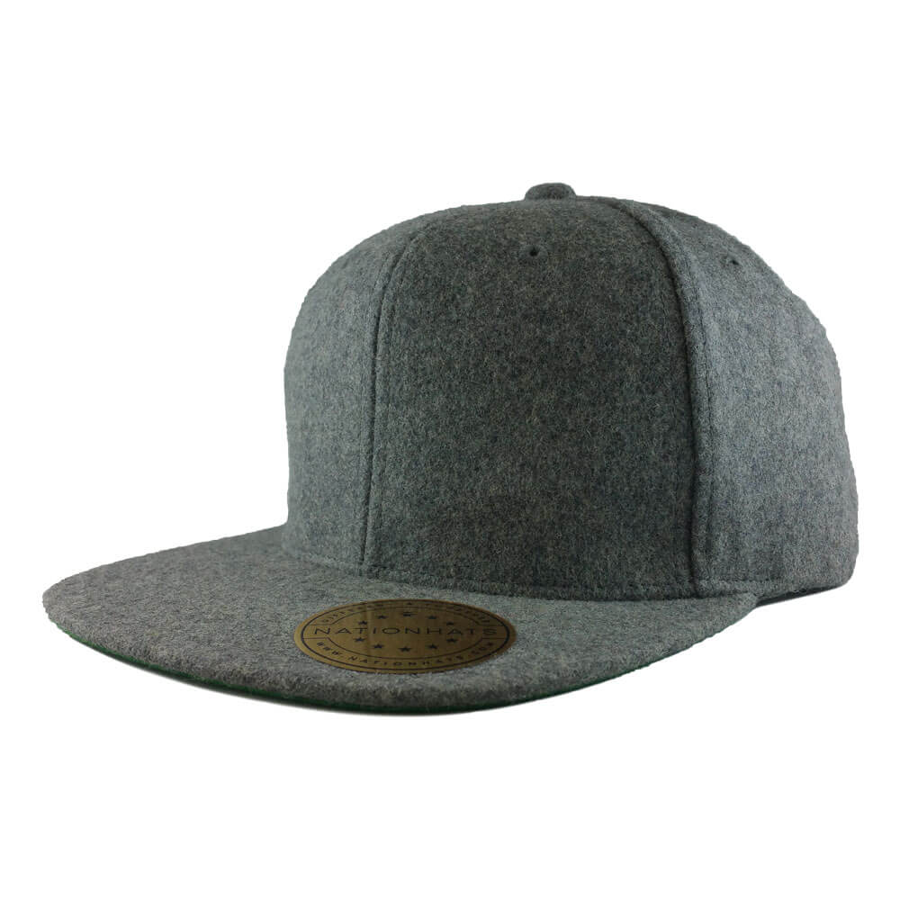 Melton Wool Snapback Cap | Nationhats