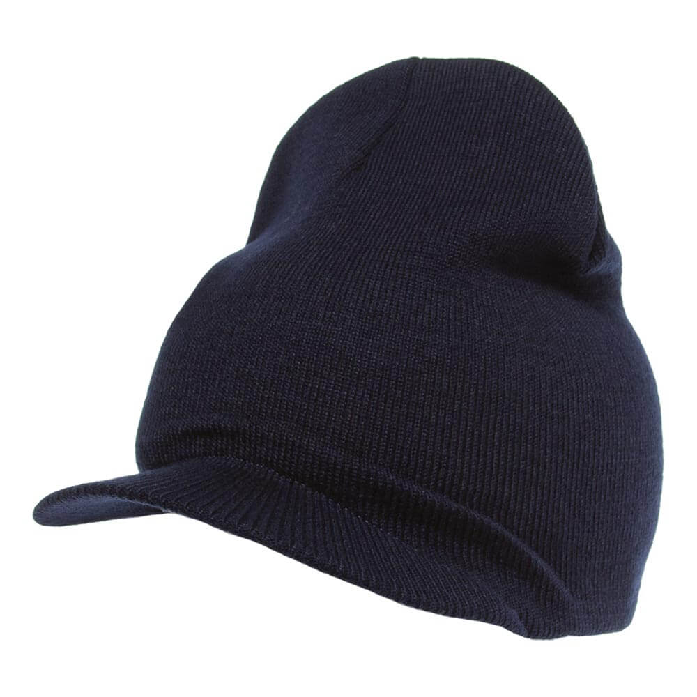 Watch Beanie with Visor | Blank - Image 4
