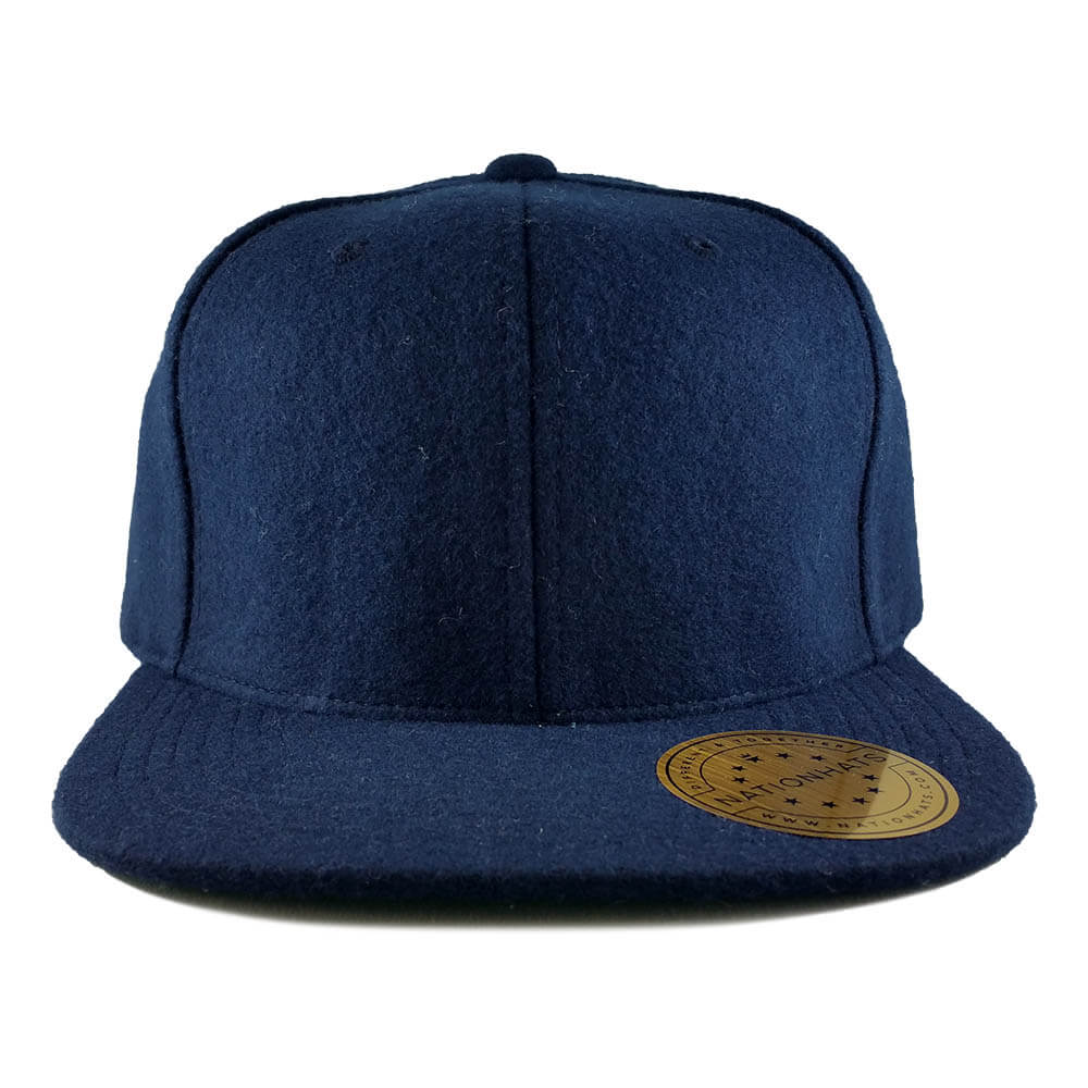 Melton Wool Snapback Cap | Nationhats