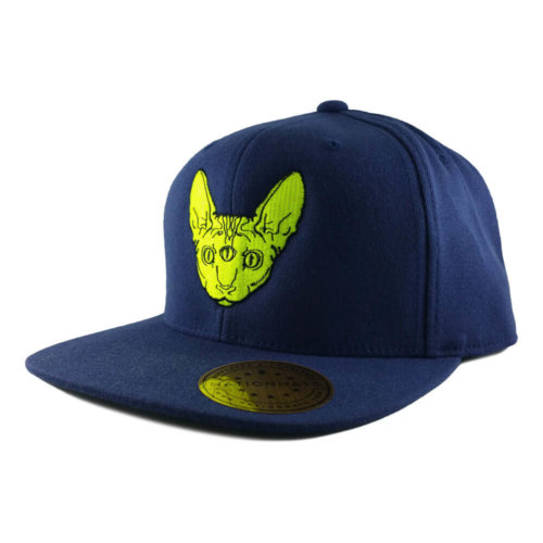 Sphynx Géant Snapback Cap on a Navy One-Ten