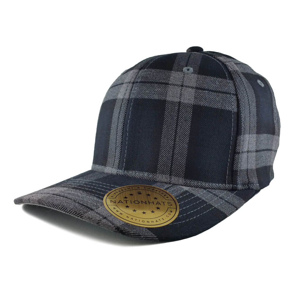 Blank Flexfit Tartan Plaid Cap